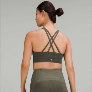 Lululemon Energy High-Neck Longline Tough Bra *Medium Support, B–D Cups size 8